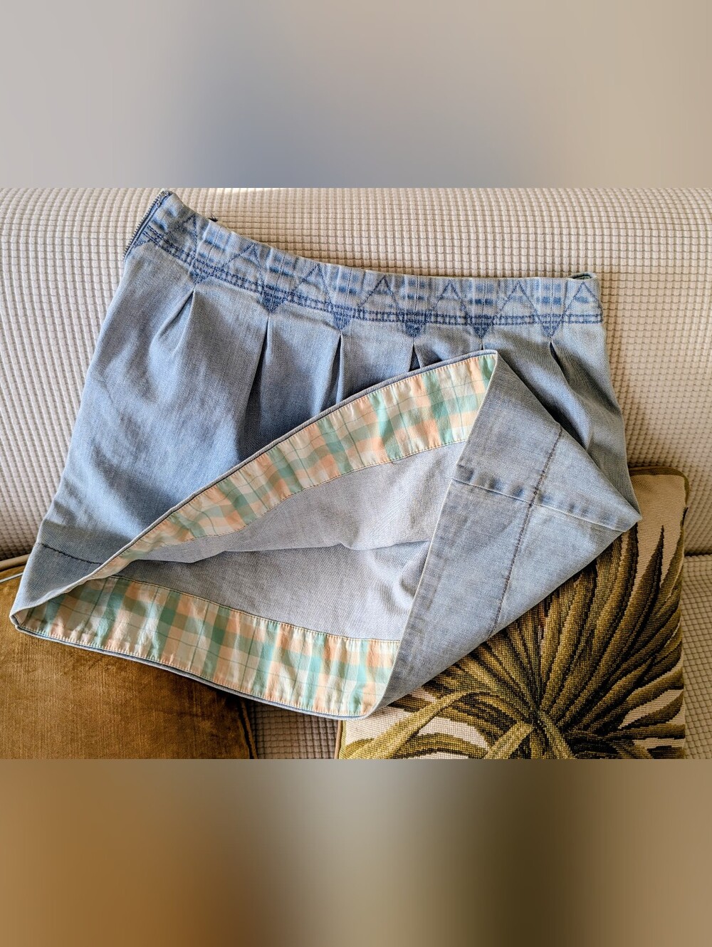 Marc by Marc Jacobs Light Blue Pleated Skirt